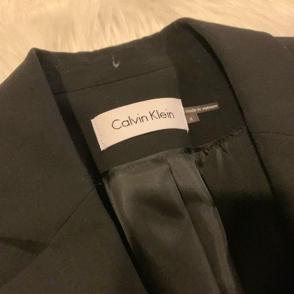 Black Calvin Klein Blazer - Size 4 - Picture 3 of 5